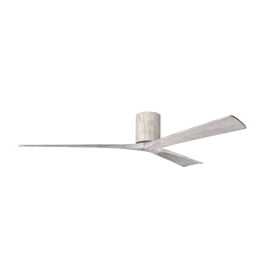 Matthews Fans Irene 3H 72in 3-Blade Ceiling Fan | Rustic Barnwood and Solid Wood Blades | Great Room & Covered Patio | Model IR3H-BW-BW-72