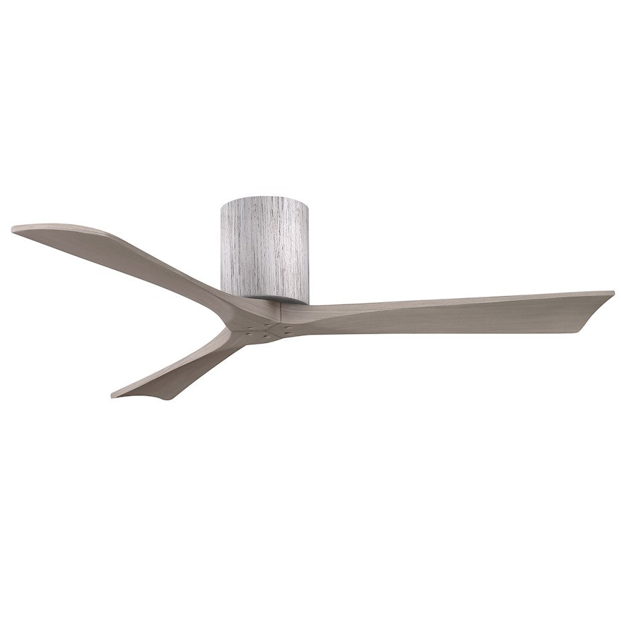 Matthews Fans Irene-3H 52in 3-Blade Ceiling Fan | Contemporary Walnut and Matte White Wood | Living Room & Bedroom | Model IR3H-WN-LM-52
