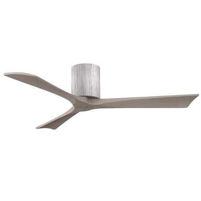 Matthews Fans Irene-3H 52in 3-Blade Ceiling Fan | Contemporary Walnut and Matte White Wood | Living Room & Bedroom | Model IR3H-WN-LM-52