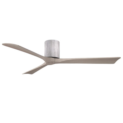 Matthews Fans Irene-3H 60in 3-Blade Ceiling Fan | Rustic Barn Wood and Gray Ash Wood Blades | Living Room & Bedroom | Model IR3H-BW-GA-60