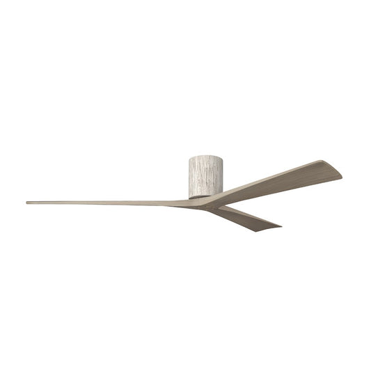 Matthews Fans Irene-3H 72in 3-Blade Ceiling Fan | Rustic Barn Wood and Gray Ash Wood Blades | Large Living Room & Covered Patio | Model IR3H-BW-GA-72