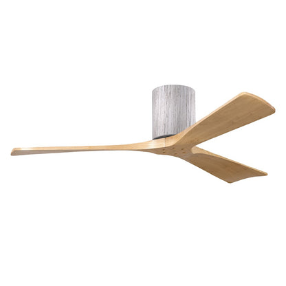Matthews Fans Irene-3H 52in 3-Blade Ceiling Fan | Contemporary Walnut and Matte White Wood | Living Room & Bedroom | Model IR3H-WN-LM-52