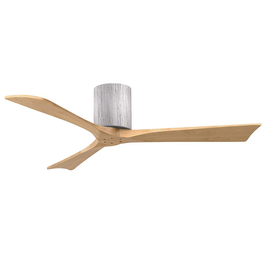 Matthews Fans Irene-3H 52in 3-Blade Ceiling Fan | Contemporary Walnut and Matte White Wood | Living Room & Bedroom | Model IR3H-WN-LM-52