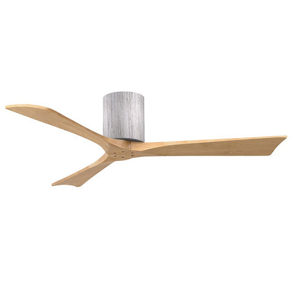 Matthews Fans Irene-3H 52in 3-Blade Ceiling Fan | Contemporary Walnut and Matte White Wood | Living Room & Bedroom | Model IR3H-WN-LM-52