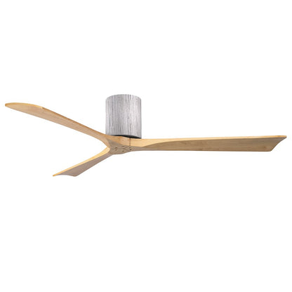Matthews Fans Irene-3H 60in 3-Blade Ceiling Fan | Rustic Barn Wood and Light Maple Solid Wood Blades | Living Room & Covered | Model IR3H-BW-LM-60