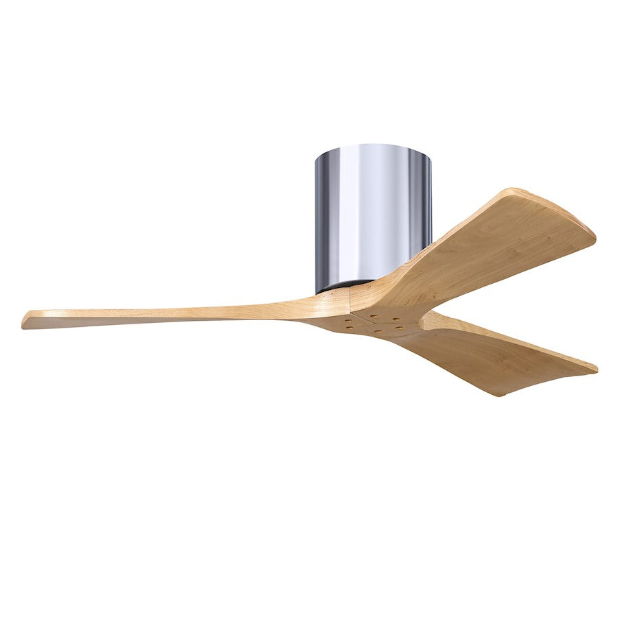 Matthews Fans Irene-3H 42in 3-Blade Ceiling Fan | Contemporary Walnut and Light Maple Solid Wood | Living Room & Bedroom | Model IR3H-WN-LM-42