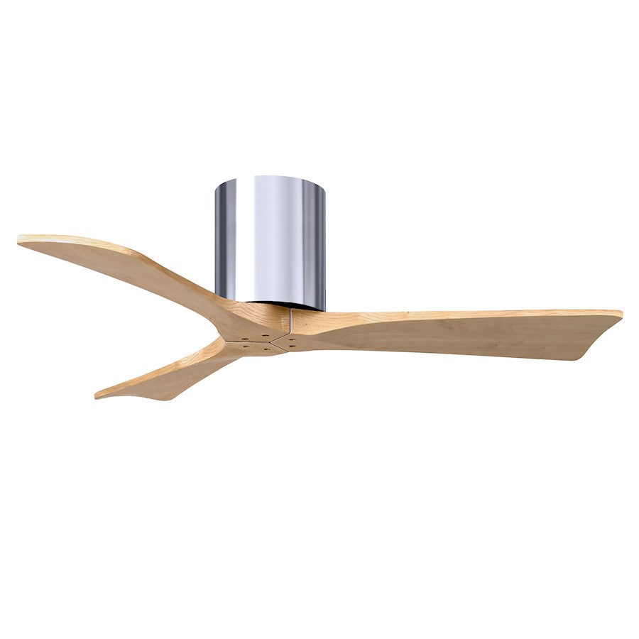 Matthews Fans Irene-3H 42in 3-Blade Ceiling Fan | Contemporary Walnut and Light Maple Solid Wood | Living Room & Bedroom | Model IR3H-WN-LM-42