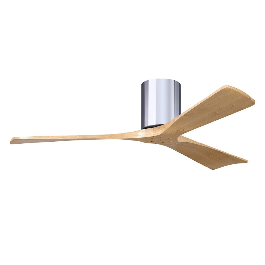 Matthews Fans Irene-3H 52in 3-Blade Ceiling Fan | Contemporary Walnut and Matte White Wood | Living Room & Bedroom | Model IR3H-WN-LM-52