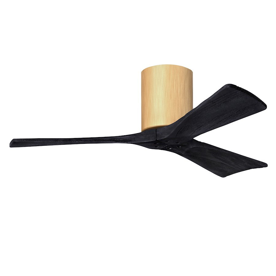 Matthews Fans Irene-3H 42in 3-Blade Ceiling Fan | Contemporary Walnut and Light Maple Solid Wood | Living Room & Bedroom | Model IR3H-WN-LM-42