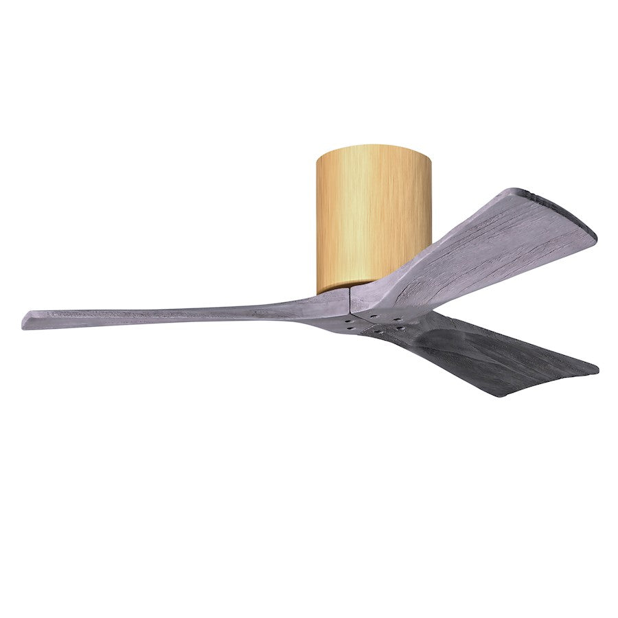 Matthews Fans Irene-3H 42in 3-Blade Ceiling Fan | Contemporary Walnut and Light Maple Solid Wood | Living Room & Bedroom | Model IR3H-WN-LM-42