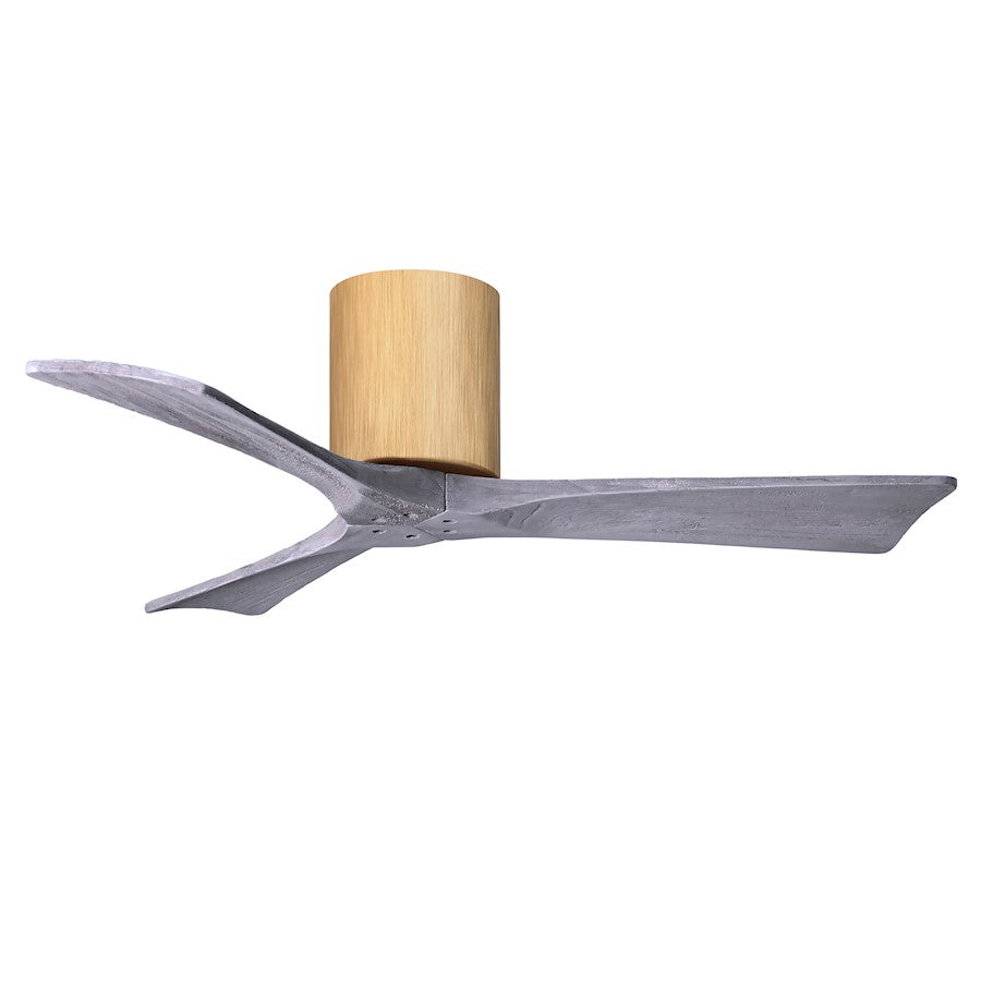 Matthews Fans Irene-3H 42in 3-Blade Ceiling Fan | Contemporary Walnut and Light Maple Solid Wood | Living Room & Bedroom | Model IR3H-WN-LM-42