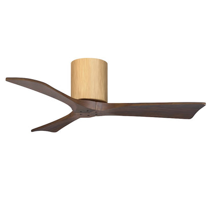 Matthews Fans Irene-3H 42in 3-Blade Ceiling Fan | Contemporary Walnut and Light Maple Solid Wood | Living Room & Bedroom | Model IR3H-WN-LM-42