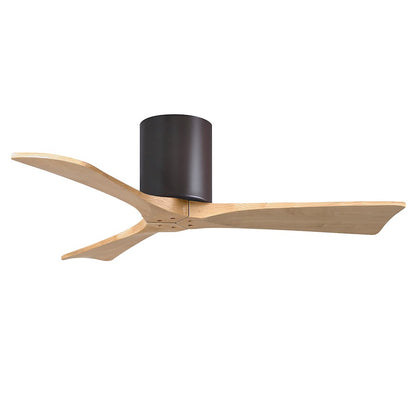 Matthews Fans Irene-3H 42in 3-Blade Ceiling Fan | Contemporary Walnut and Light Maple Solid Wood | Living Room & Bedroom | Model IR3H-WN-LM-42