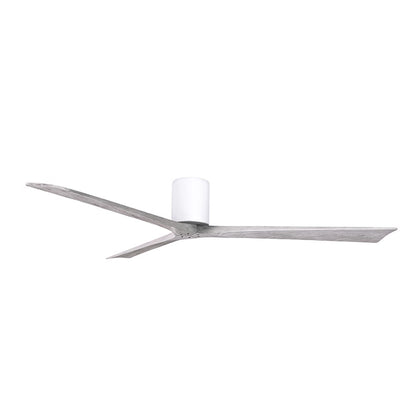 Matthews Fans Irene 3H 72in 3-Blade Ceiling Fan | Contemporary Gloss White and Barn Wood Solid Wood | Great Room & Covered | Model IR3H-WH-BW-72
