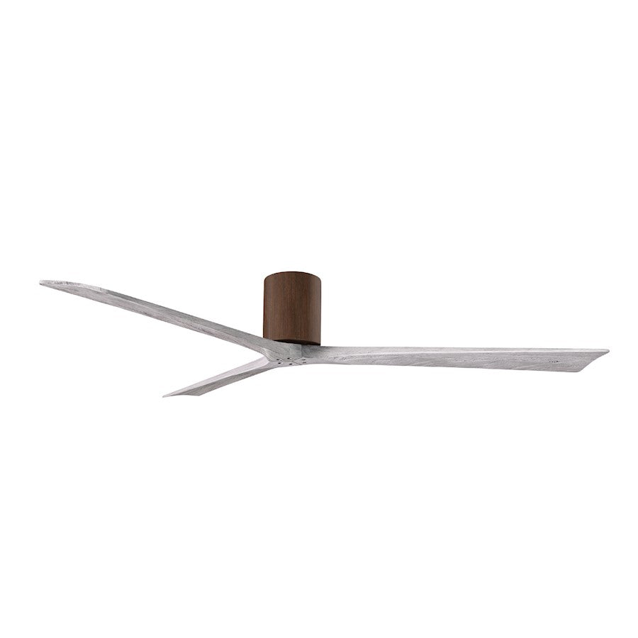Matthews Fans Irene 3H 72in 3-Blade Ceiling Fan | Rustic Modern Walnut and Barnwood Solid Wood | Living Room & Bedroom | Model IR3H-WN-BW-72