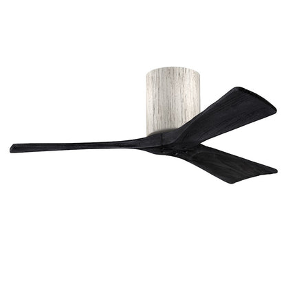 Matthews Fans Irene-3HLK 60in 3-Light LED Ceiling Fan | Rustic Walnut Tone and Matte Black Solid Wood | Living Room & Bedroom | Model IR3HLK-WN-BK-60