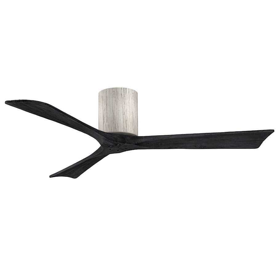 Matthews Fans Irene-3HLK 60in 3-Light LED Ceiling Fan | Rustic Walnut Tone and Matte Black Solid Wood | Living Room & Bedroom | Model IR3HLK-WN-BK-60