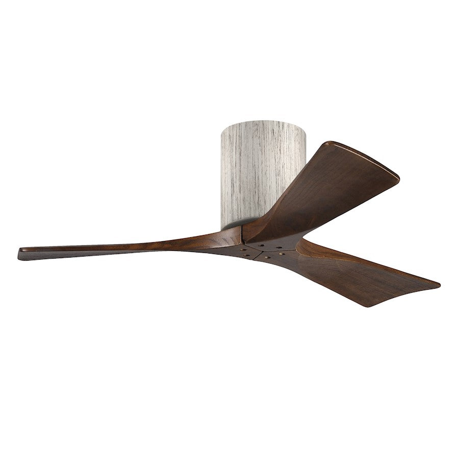 Matthews Fans Irene-3HLK 60in 3-Light LED Ceiling Fan | Rustic Walnut Solid Wood Blades | Living Room & Bedroom | Model IR3HLK-WN-WA-60