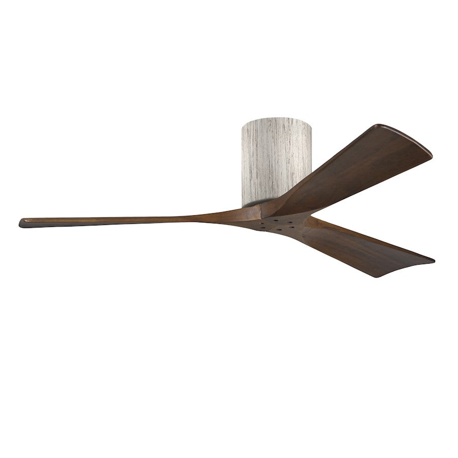 Matthews Fans Irene-3HLK 60in 3-Light LED Ceiling Fan | Rustic Walnut Solid Wood Blades | Living Room & Bedroom | Model IR3HLK-WN-WA-60