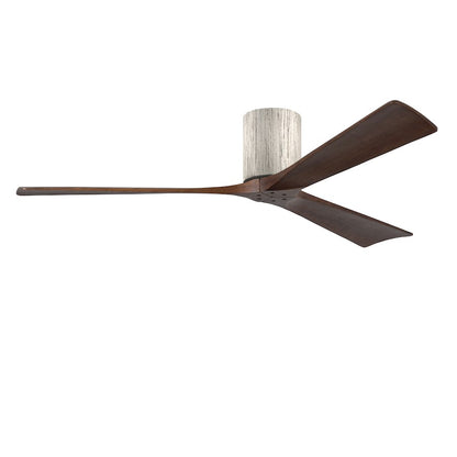 Matthews Fans Irene-3HLK 60in 3-Light LED Ceiling Fan | Rustic Walnut Solid Wood Blades | Living Room & Bedroom | Model IR3HLK-WN-WA-60