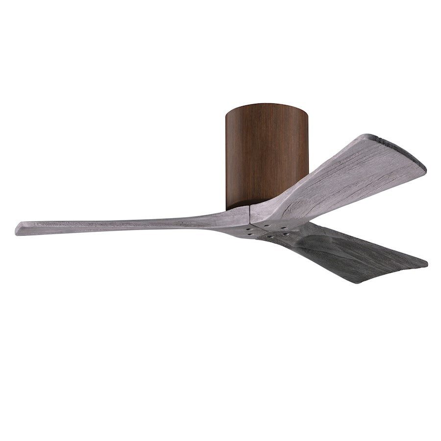 Matthews Fans Irene-3HLK 60in 3-Light LED Ceiling Fan | Rustic Walnut Solid Wood Blades | Living Room & Bedroom | Model IR3HLK-WN-WA-60