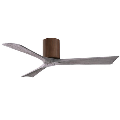 Matthews Fans Irene-3HLK 60in 3-Light LED Ceiling Fan | Rustic Walnut Solid Wood Blades | Living Room & Bedroom | Model IR3HLK-WN-WA-60