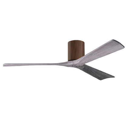 Matthews Fans Irene-3HLK 60in 3-Light LED Ceiling Fan | Rustic Walnut Solid Wood Blades | Living Room & Bedroom | Model IR3HLK-WN-WA-60