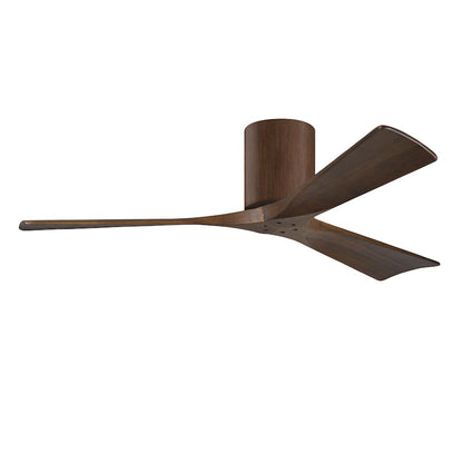 Matthews Fans Irene-3HLK 60in 3-Light LED Ceiling Fan | Rustic Walnut Solid Wood Blades | Living Room & Bedroom | Model IR3HLK-WN-WA-60