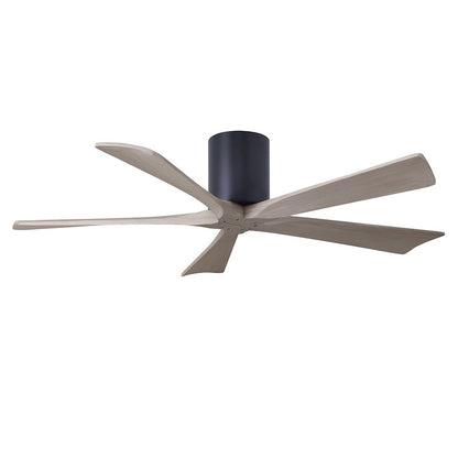 Matthews Fans Irene-5H 52in 5-Blade Ceiling Fan | Rustic Walnut and Light Maple Solid Wood Blades | Living Room & Bedroom | Model IR5H-WN-LM-52