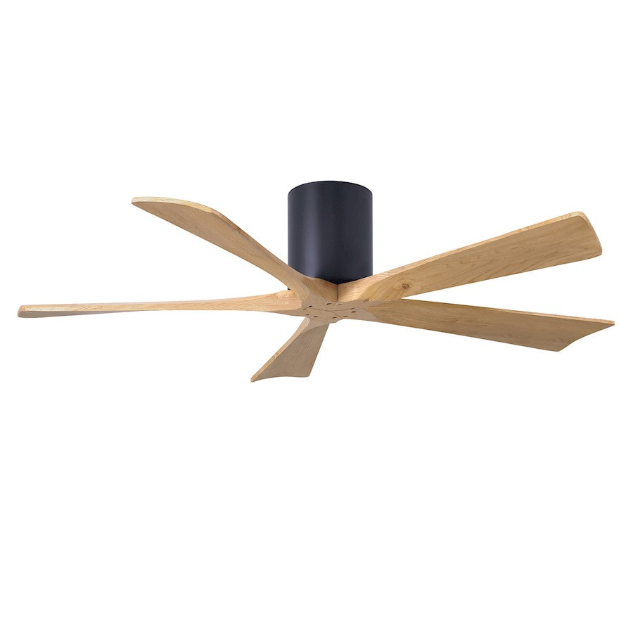 Matthews Fans Irene-5H 52in 5-Blade Ceiling Fan | Rustic Walnut and Light Maple Solid Wood Blades | Living Room & Bedroom | Model IR5H-WN-LM-52