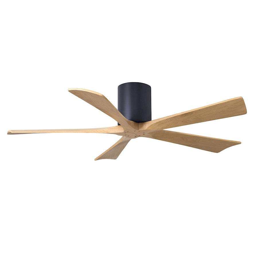 Matthews Fans Irene-5H 52in 5-Blade Ceiling Fan | Rustic Walnut and Light Maple Solid Wood Blades | Living Room & Bedroom | Model IR5H-WN-LM-52