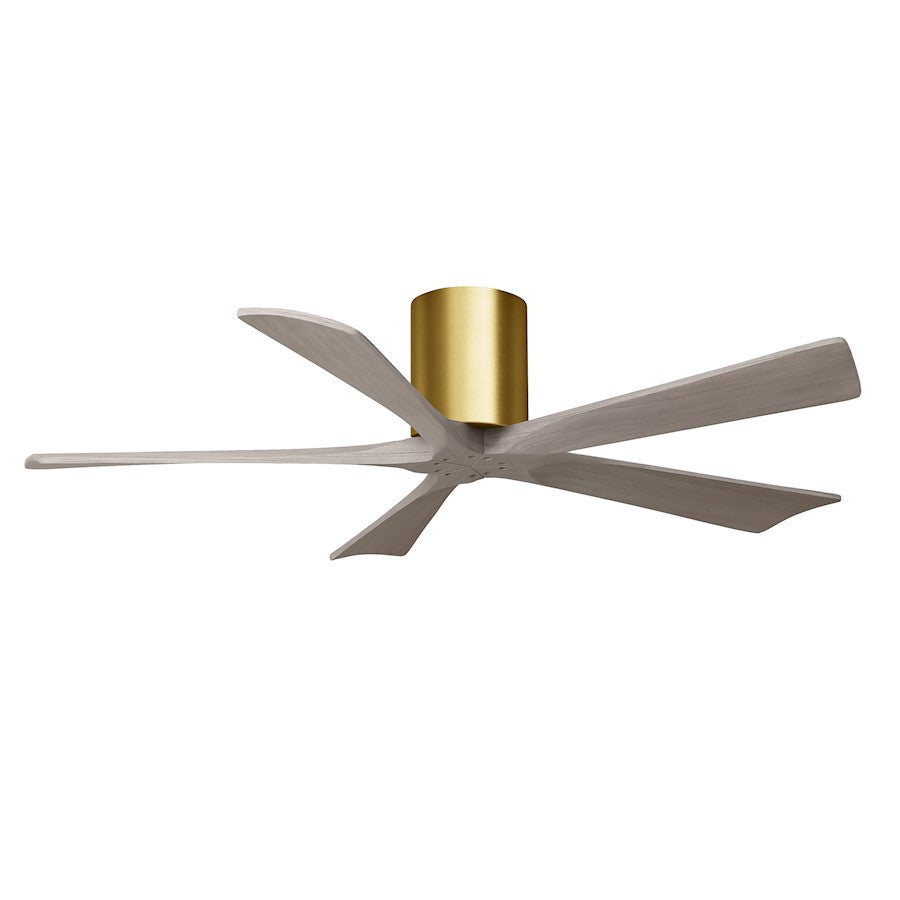 Matthews Fans Irene-5H 52in 5-Blade Ceiling Fan | Rustic Walnut and Light Maple Solid Wood Blades | Living Room & Bedroom | Model IR5H-WN-LM-52