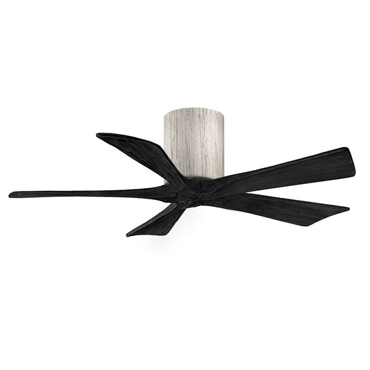 Matthews Fans Irene 5H 60in 5-Blade Ceiling Fan | Rustic Barnwood and Walnut Solid Wood | Large Living Room & Great Room | Model IR5H-BW-WA-60