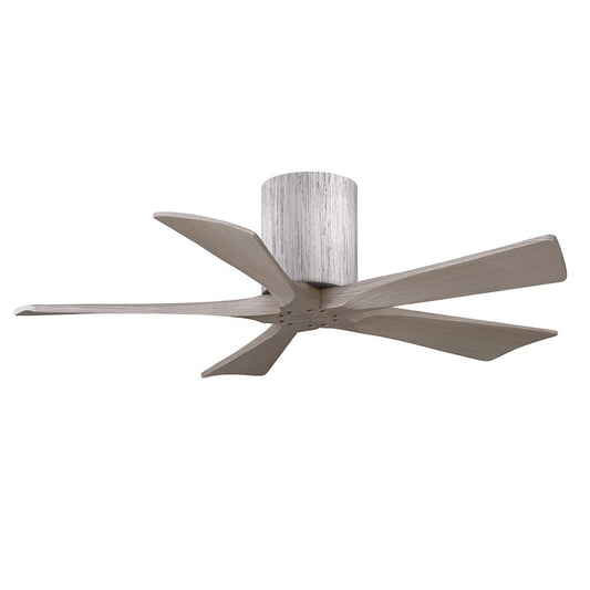 Matthews Fans Irene 5H 42in 5-Blade Ceiling Fan | Barnwood & Gray Ash Solid Wood Blades | Bedroom & Home Office | Model IR5H-BW-GA-42