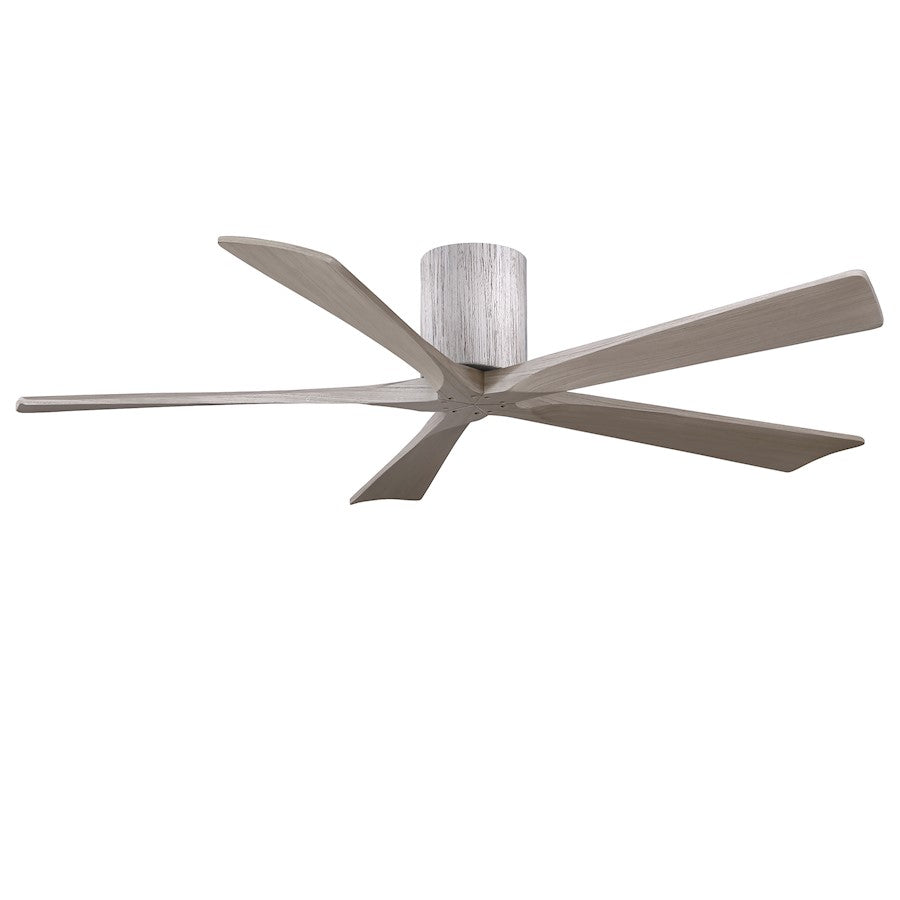 Matthews Fans Irene-5H 60in 5-Blade Ceiling Fan | Rustic Modern Walnut and Light Maple Solid Wood | Living Room & Covered Patio | Model IR5H-WN-LM-60