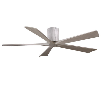 Matthews Fans Irene-5H 60in 5-Blade Ceiling Fan | Rustic Modern Walnut and Light Maple Solid Wood | Living Room & Covered Patio | Model IR5H-WN-LM-60