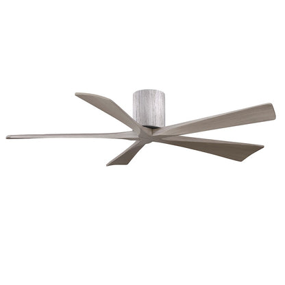 Matthews Fans Irene-5H 60in 5-Blade Ceiling Fan | Rustic Modern Walnut and Light Maple Solid Wood | Living Room & Covered Patio | Model IR5H-WN-LM-60