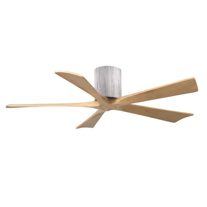 Matthews Fans Irene-5H 52in 5-Blade Ceiling Fan | Rustic Walnut and Light Maple Solid Wood Blades | Living Room & Bedroom | Model IR5H-WN-LM-52