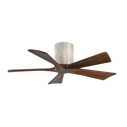 Matthews Fans Irene 5H 60in 5-Blade Ceiling Fan | Rustic Barnwood and Walnut Solid Wood | Large Living Room & Great Room | Model IR5H-BW-WA-60