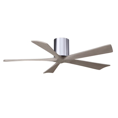 Matthews Fans Irene-5H 52in 5-Blade Ceiling Fan | Rustic Walnut and Light Maple Solid Wood Blades | Living Room & Bedroom | Model IR5H-WN-LM-52
