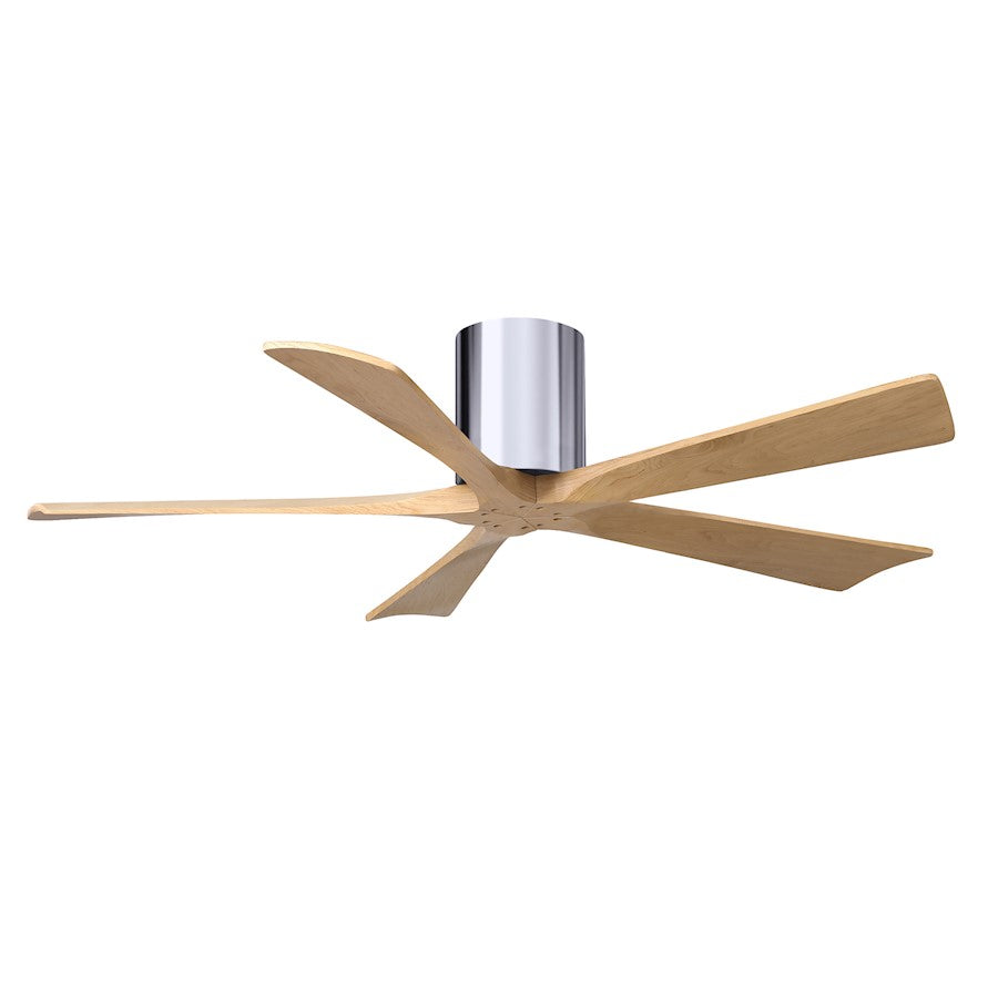 Matthews Fans Irene-5H 52in 5-Blade Ceiling Fan | Rustic Walnut and Light Maple Solid Wood Blades | Living Room & Bedroom | Model IR5H-WN-LM-52