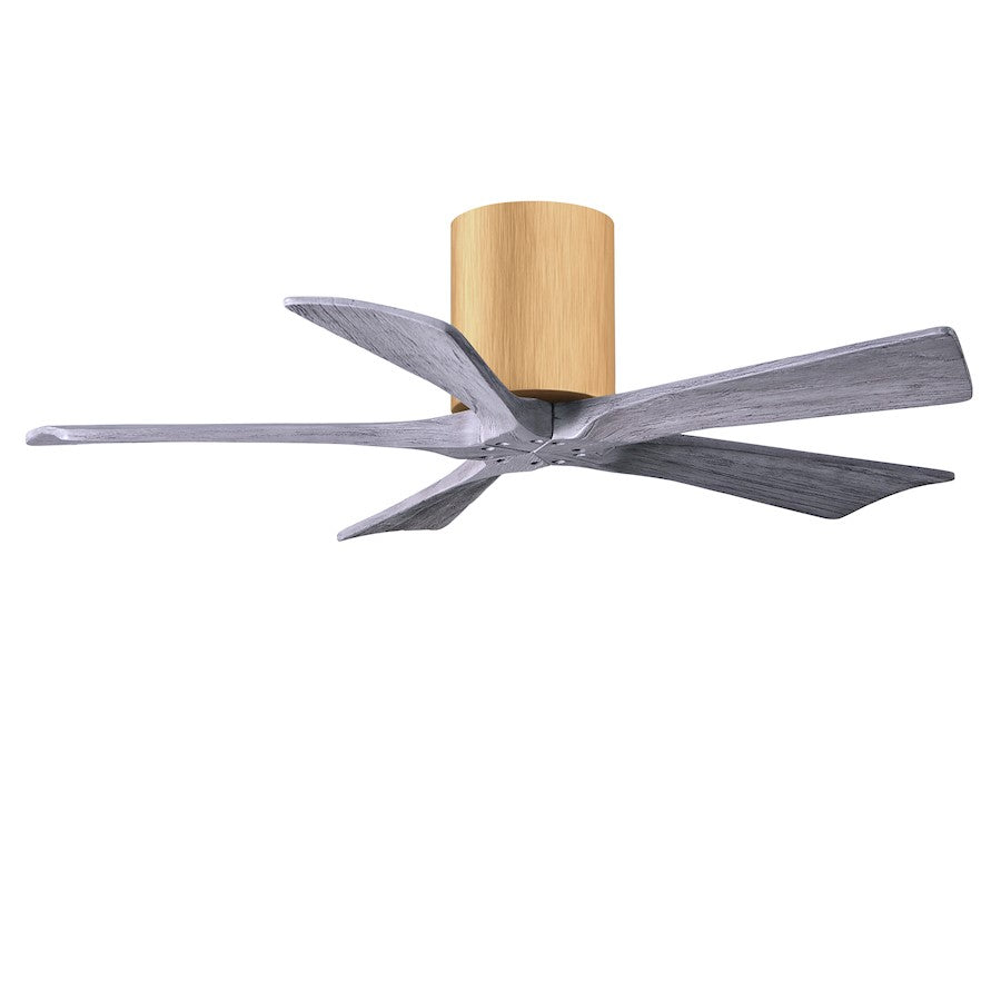 Matthews Fans Irene-5H 42in 5-Blade Ceiling Fan | Contemporary Light Maple and Barnwood Tone | Living Room & Bedroom | Model IR5H-LM-BW-42