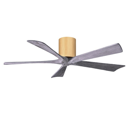 Matthews Fans Irene-5H 52in 5-Blade Ceiling Fan | Rustic Walnut and Light Maple Solid Wood Blades | Living Room & Bedroom | Model IR5H-WN-LM-52