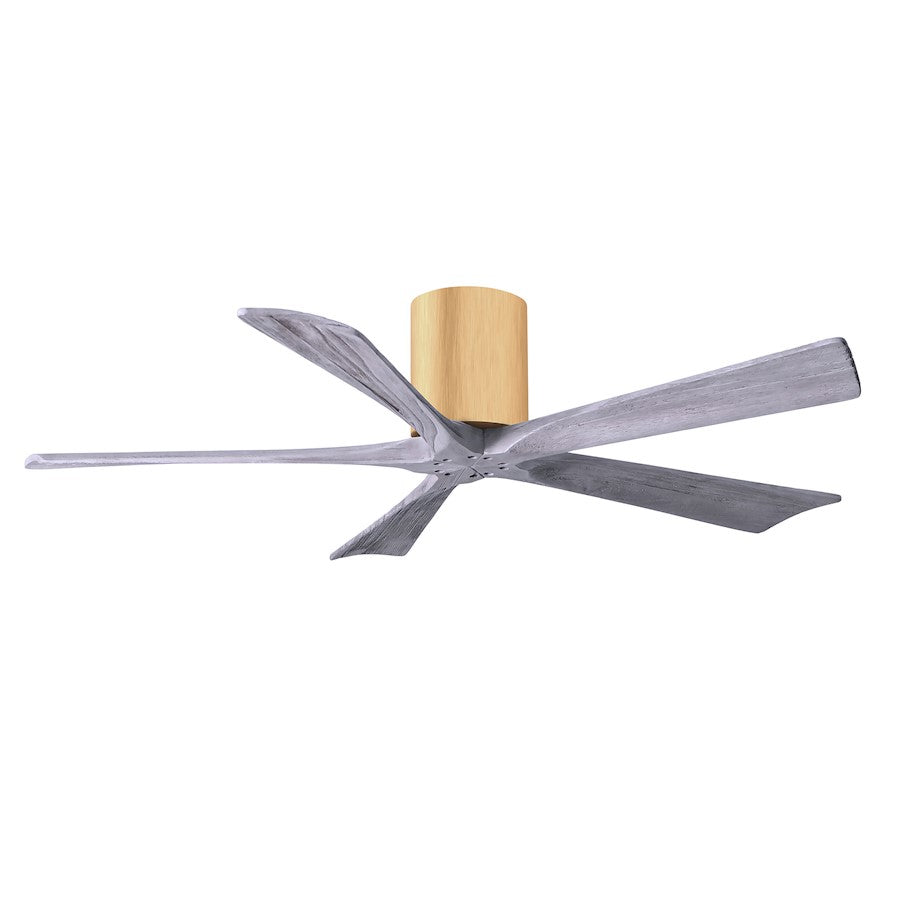 Matthews Fans Irene-5H 52in 5-Blade Ceiling Fan | Rustic Walnut and Light Maple Solid Wood Blades | Living Room & Bedroom | Model IR5H-WN-LM-52