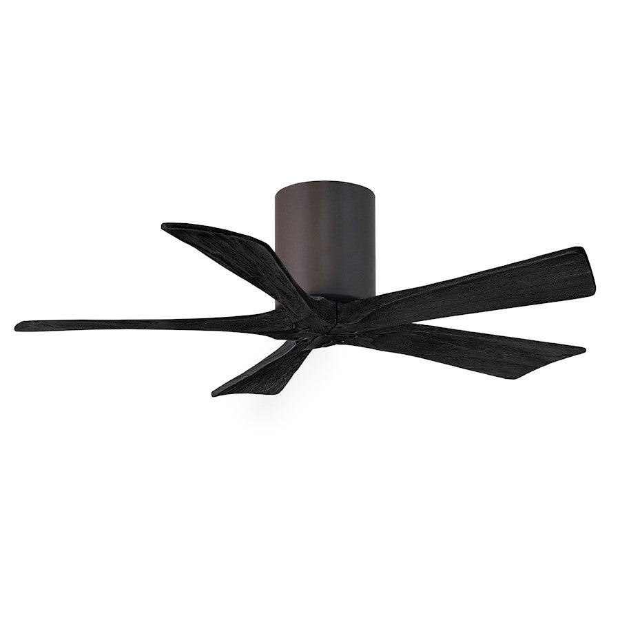 Matthews Fans Irene 5H 60in 5-Blade Ceiling Fan | Contemporary Textured Bronze and Matte White Solid Wood | Living Room | Model IR5H-TB-MWH-60