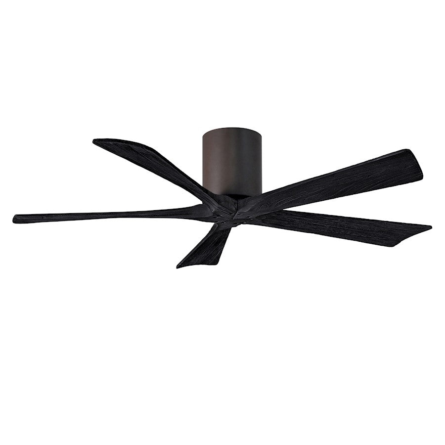 Matthews Fans Irene 5H 60in 5-Blade Ceiling Fan | Contemporary Textured Bronze and Matte White Solid Wood | Living Room | Model IR5H-TB-MWH-60