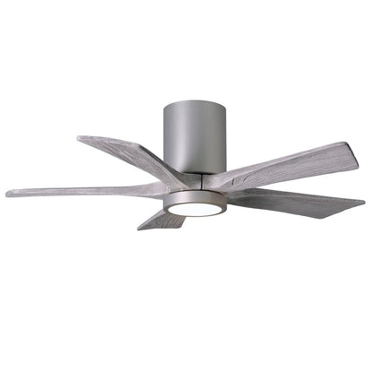 Matthews Fan Irene-5HLK 52in 5-Blade Ceiling Fan | Textured Bronze and Barn Wood Tone Wood Blades | Bedroom & Living Room | D | Model IR5HLK-TB-BW-52