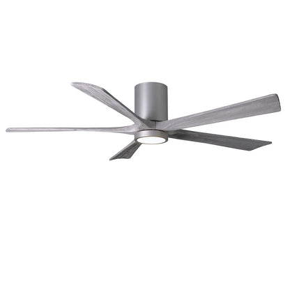Matthews Fan Irene-5HLK 52in 5-Blade Ceiling Fan | Textured Bronze and Barn Wood Tone Wood Blades | Bedroom & Living Room | D | Model IR5HLK-TB-BW-52