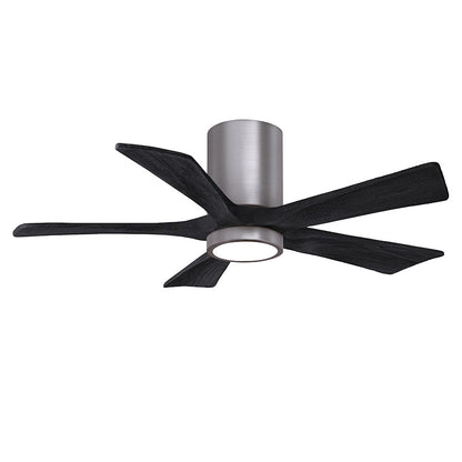Matthews Fans Irene-5HLK 52in 5-Blade Ceiling Fan | Contemporary Light Maple and Walnut Tone Solid Wood | Living Room | Model IR5HLK-LM-WA-52