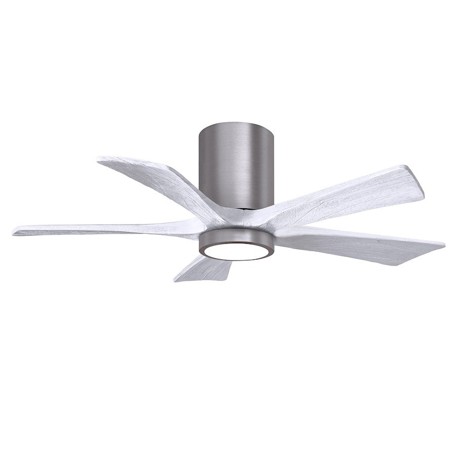 Matthews Fans Irene-5HLK 52in 5-Blade Ceiling Fan | Contemporary Light Maple and Walnut Tone Solid Wood | Living Room | Model IR5HLK-LM-WA-52